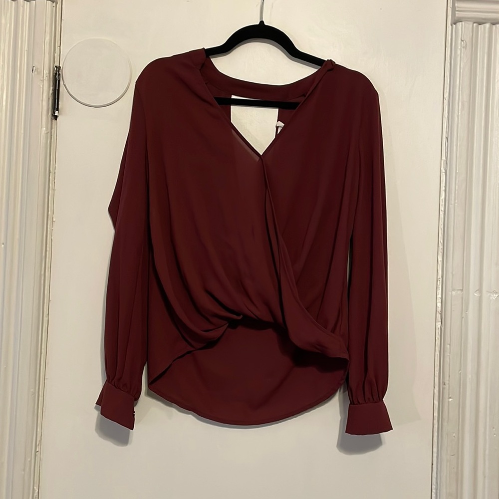 Maroon Blouse